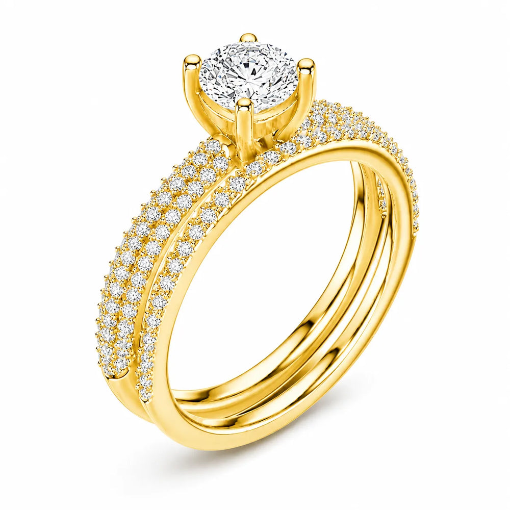 Forever Unity Ring with Side Ring