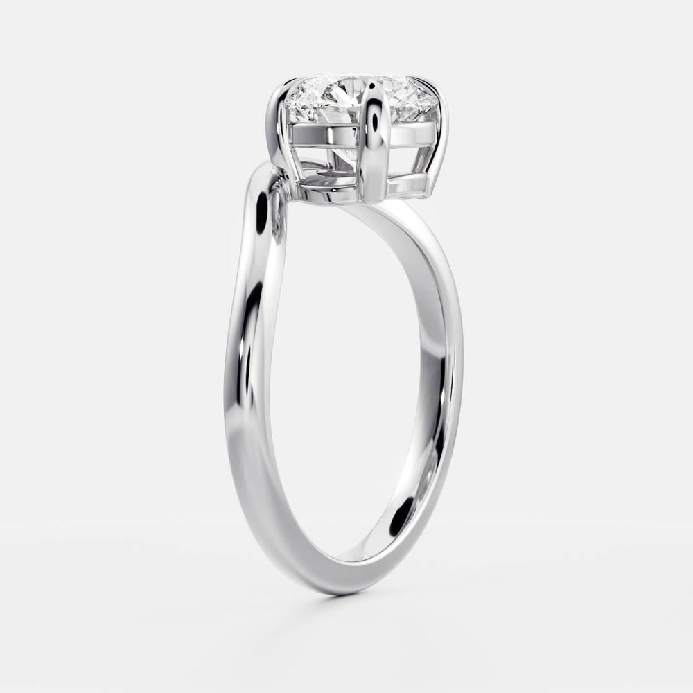 Round Brilliant Cut Labgrown Engagement Ring
