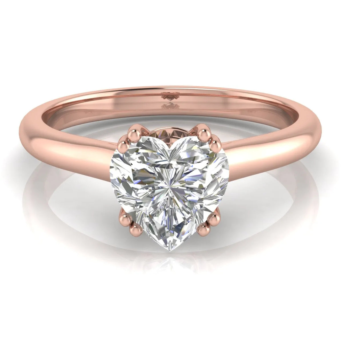 Elegant Solitaire Ring with Refined Prong Setting