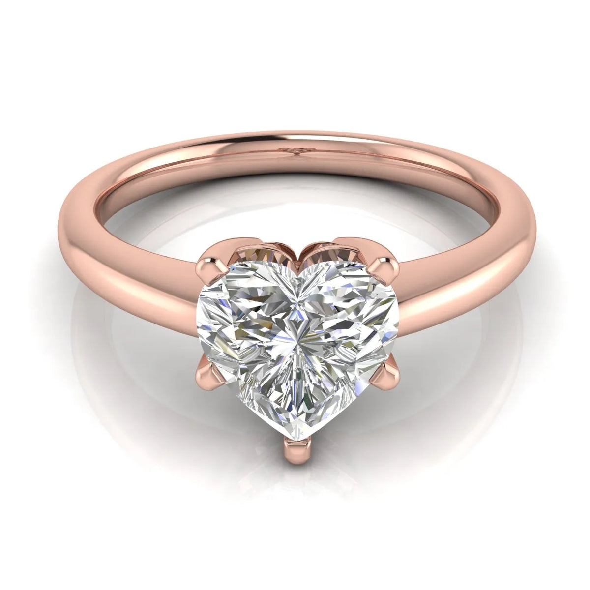 Elegant Solitaire Ring with Classic Prong Setting