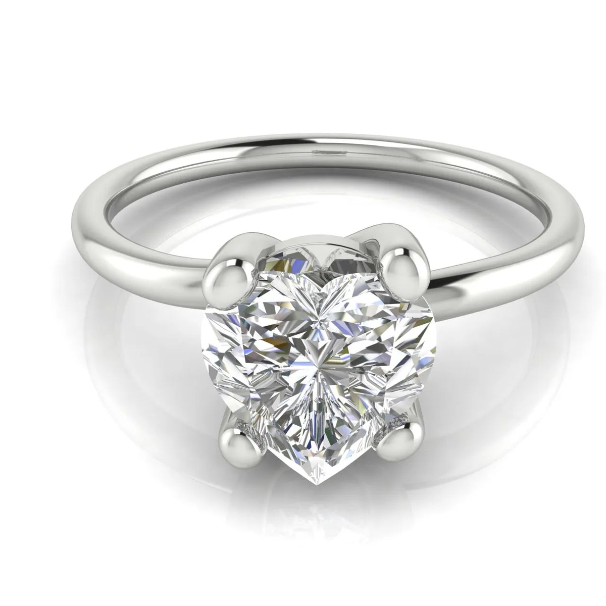 Romantic Solitaire Ring with Classic Setting
