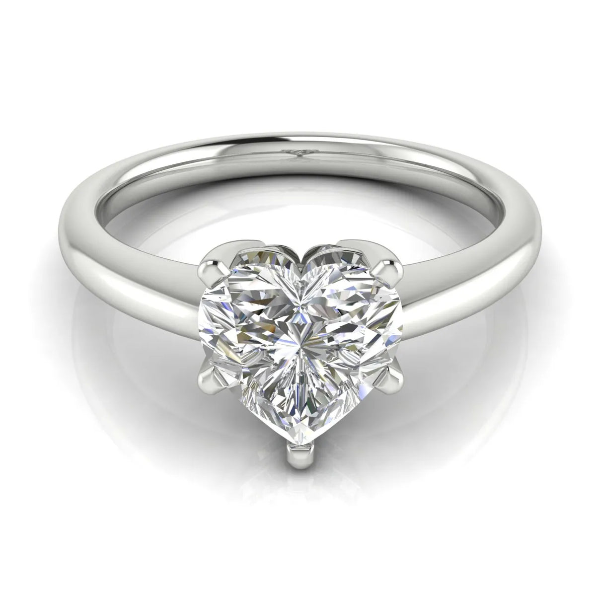 Elegant Solitaire Ring with Classic Prong Setting