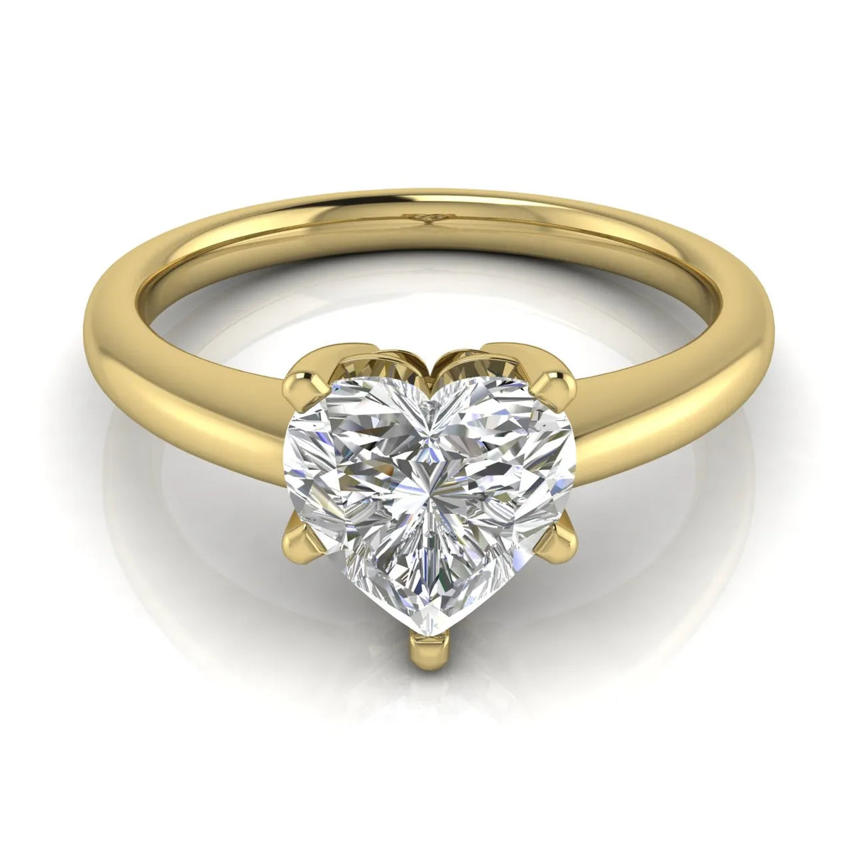 Elegant Solitaire Ring with Classic Prong Setting