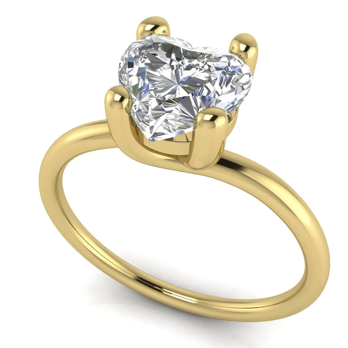 Romantic Solitaire Ring with Classic Setting