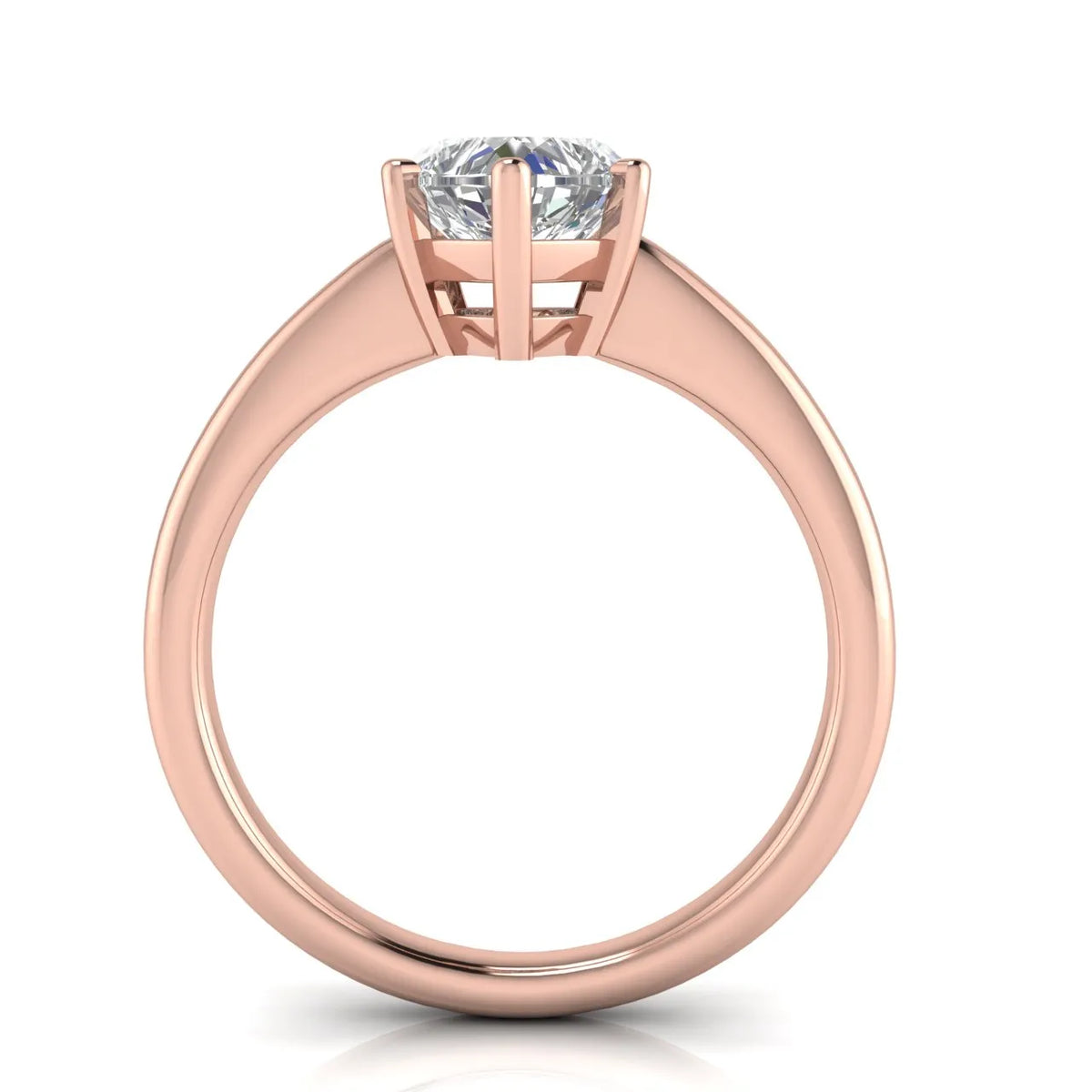 Elegant Solitaire Ring with Classic Prong Setting