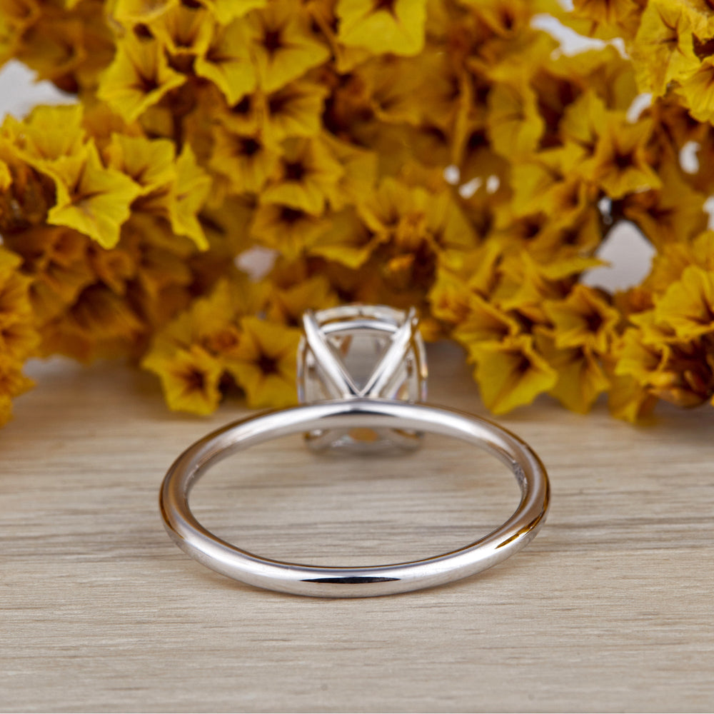 Old Mine Cushion Cut Labgrown Ring