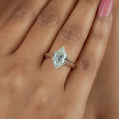3.05 Ct Dutch Marquise Colorless Lab Grown Diamond Ring