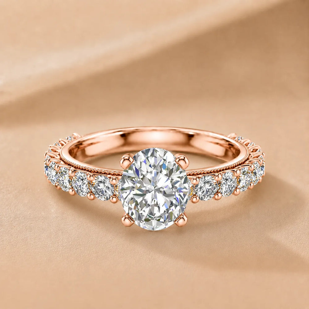 Vintage Halo-Inspired Accent Ring