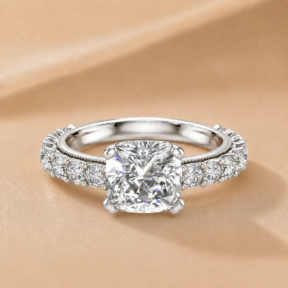 Vintage Halo-Inspired Accent Ring