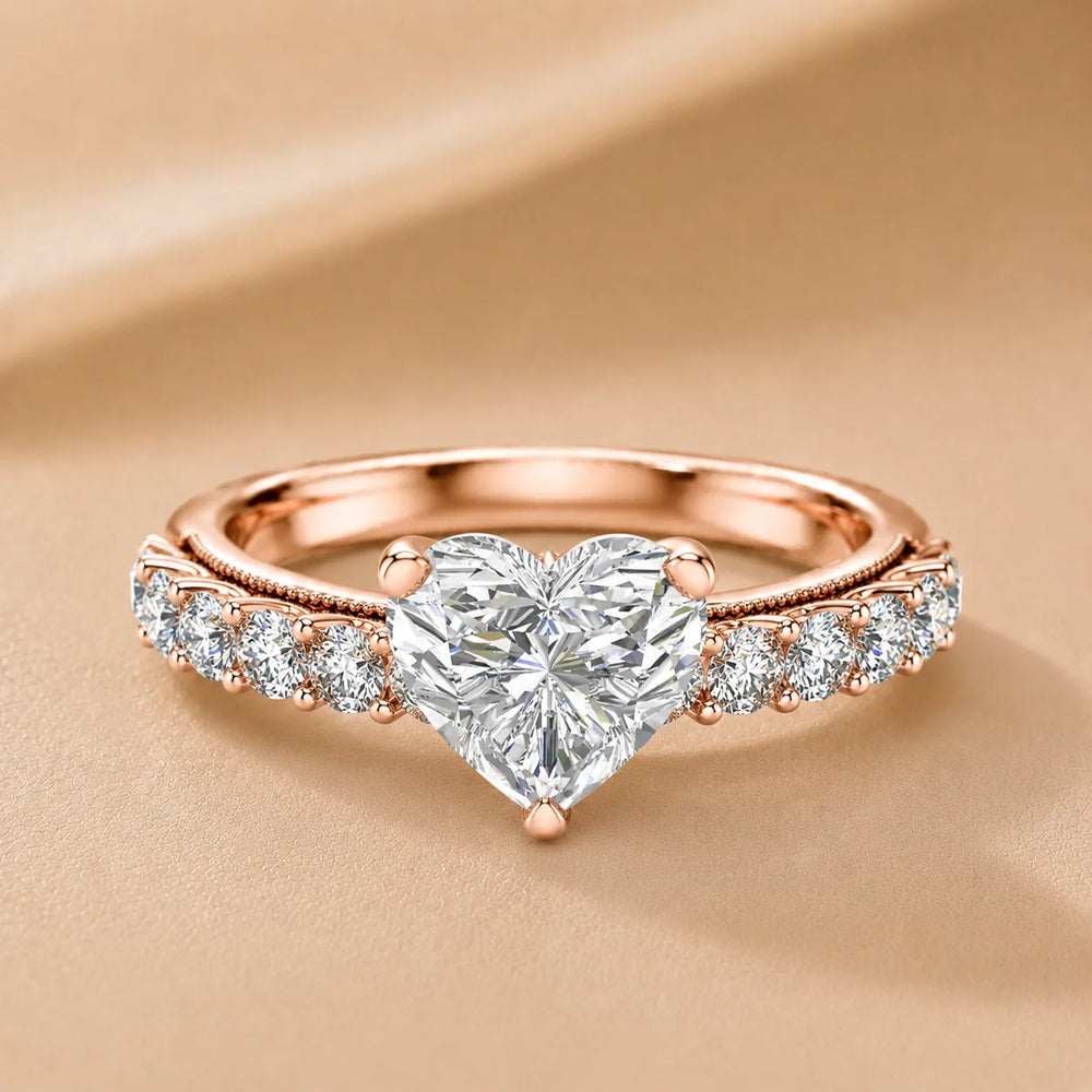 Vintage Halo-Inspired Accent Ring
