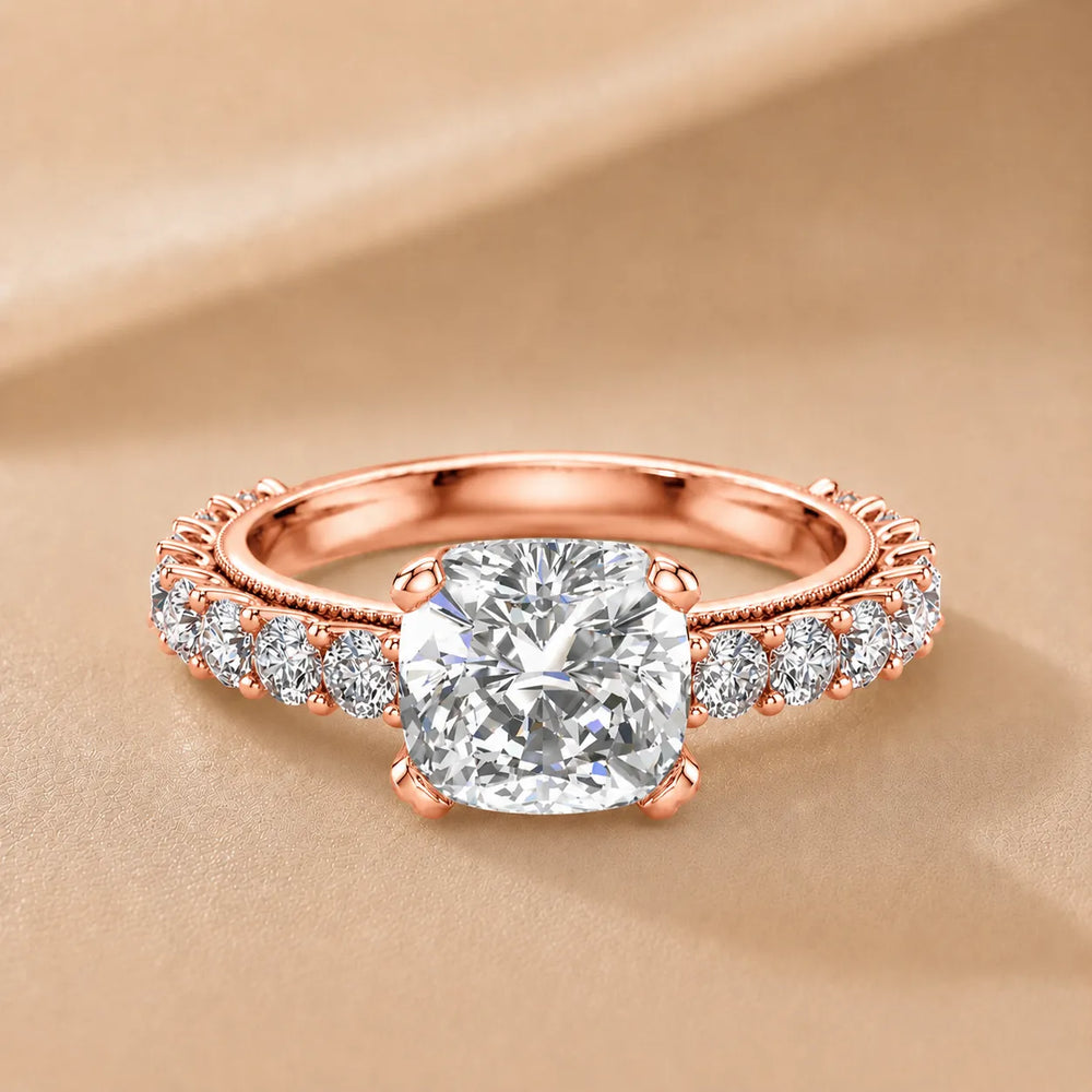 Vintage Halo-Inspired Accent Ring