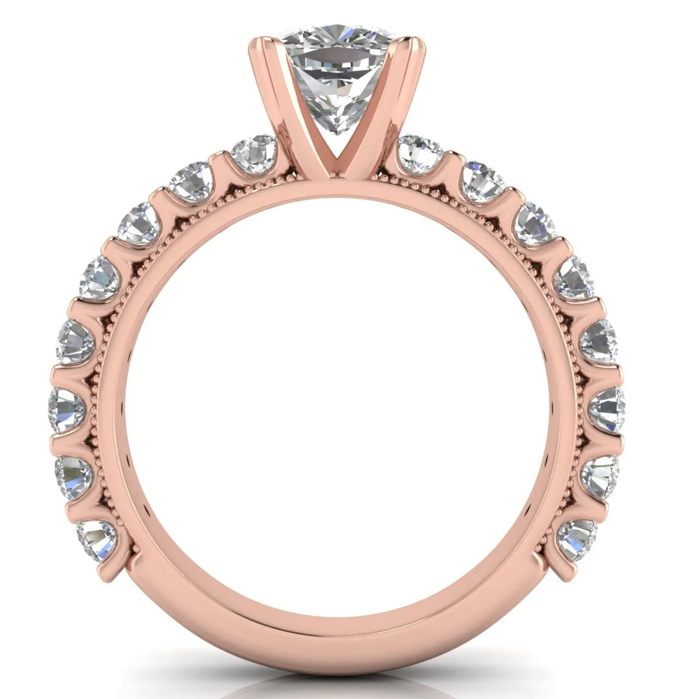 Vintage Halo-Inspired Accent Ring