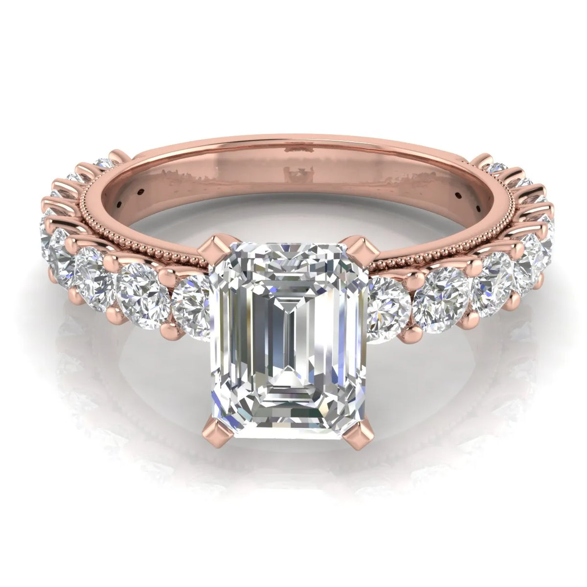 Vintage Halo-Inspired Accent Ring