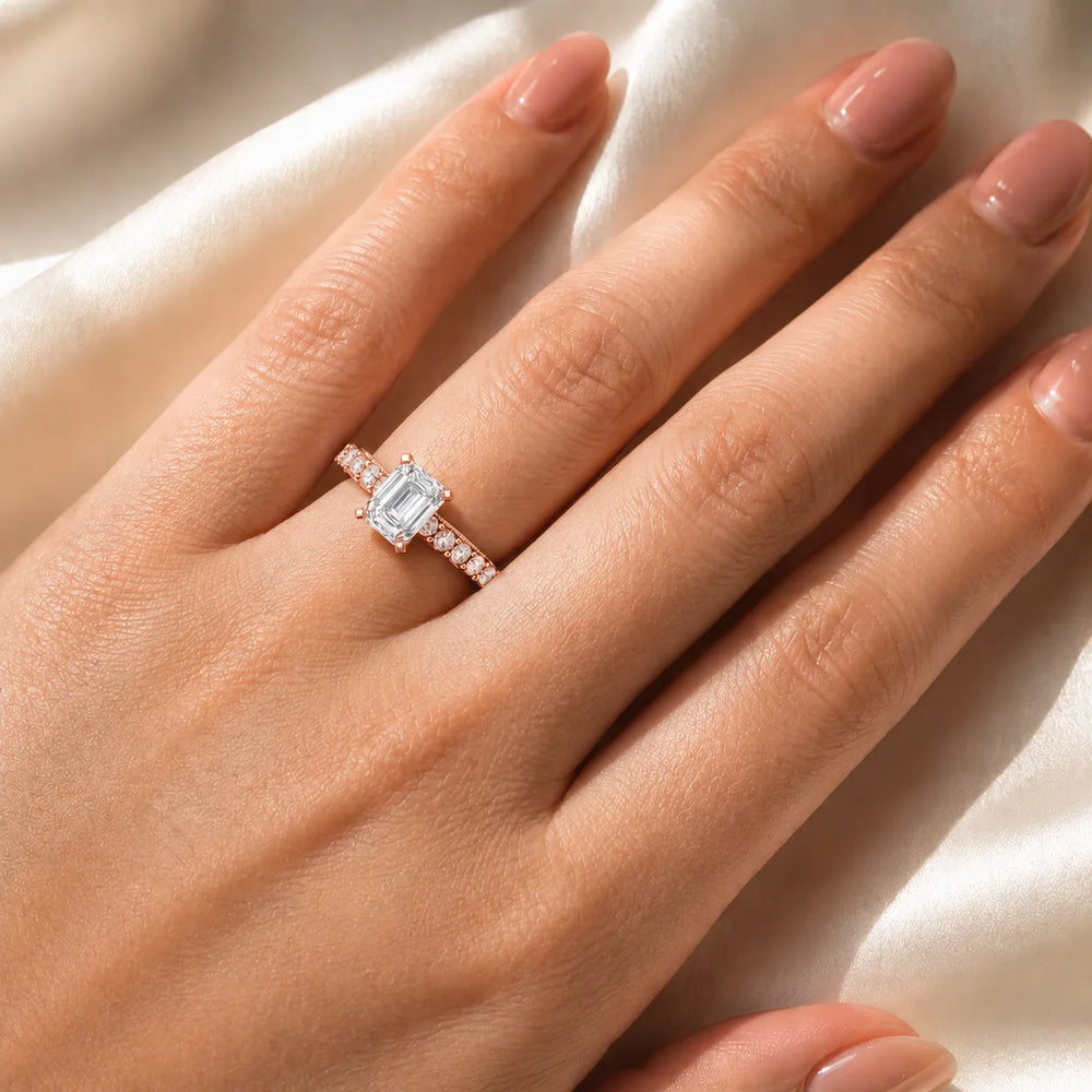 Vintage Halo-Inspired Accent Ring