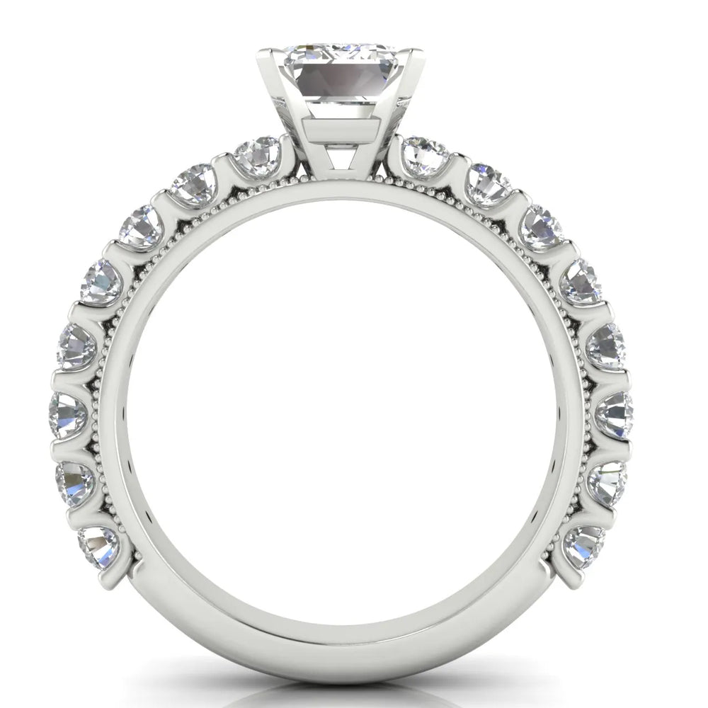 Vintage Halo-Inspired Accent Ring
