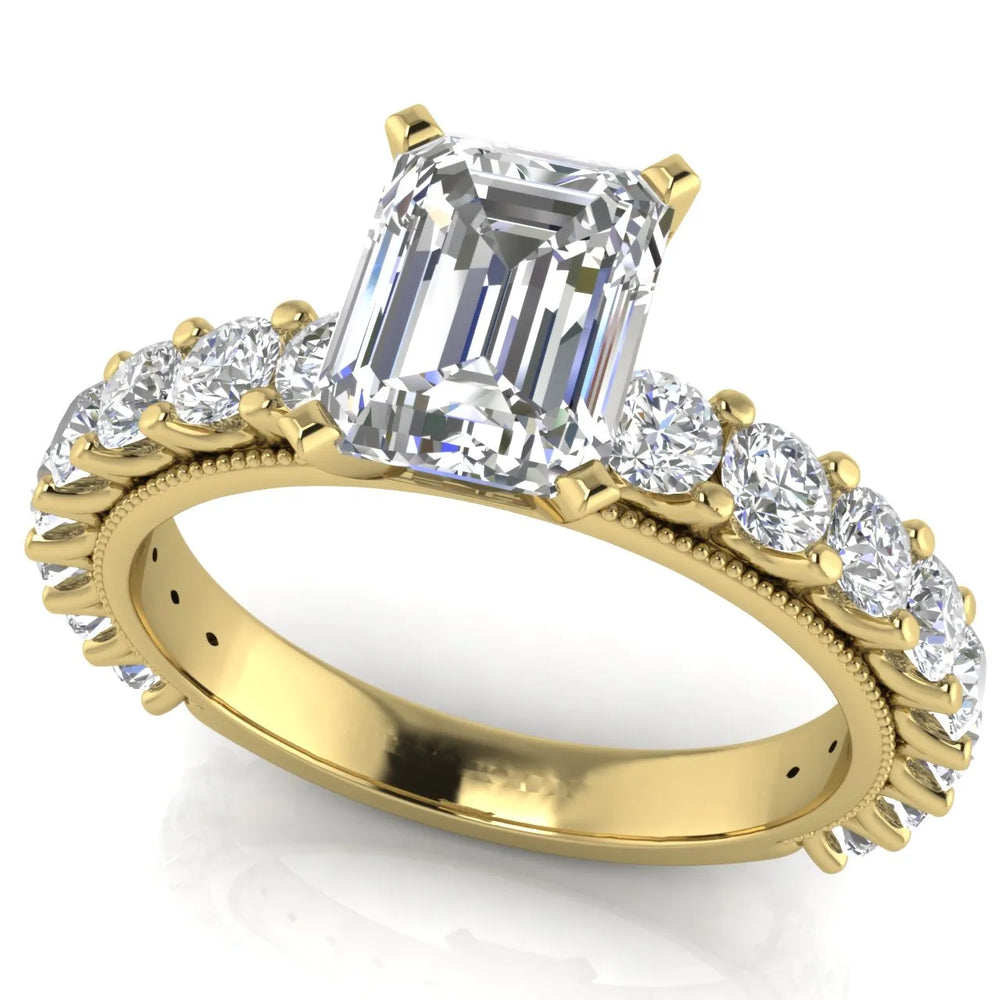 Vintage Halo-Inspired Accent Ring