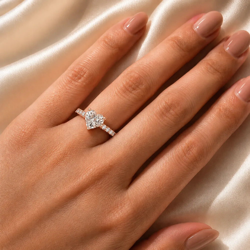 Vintage Halo-Inspired Accent Ring