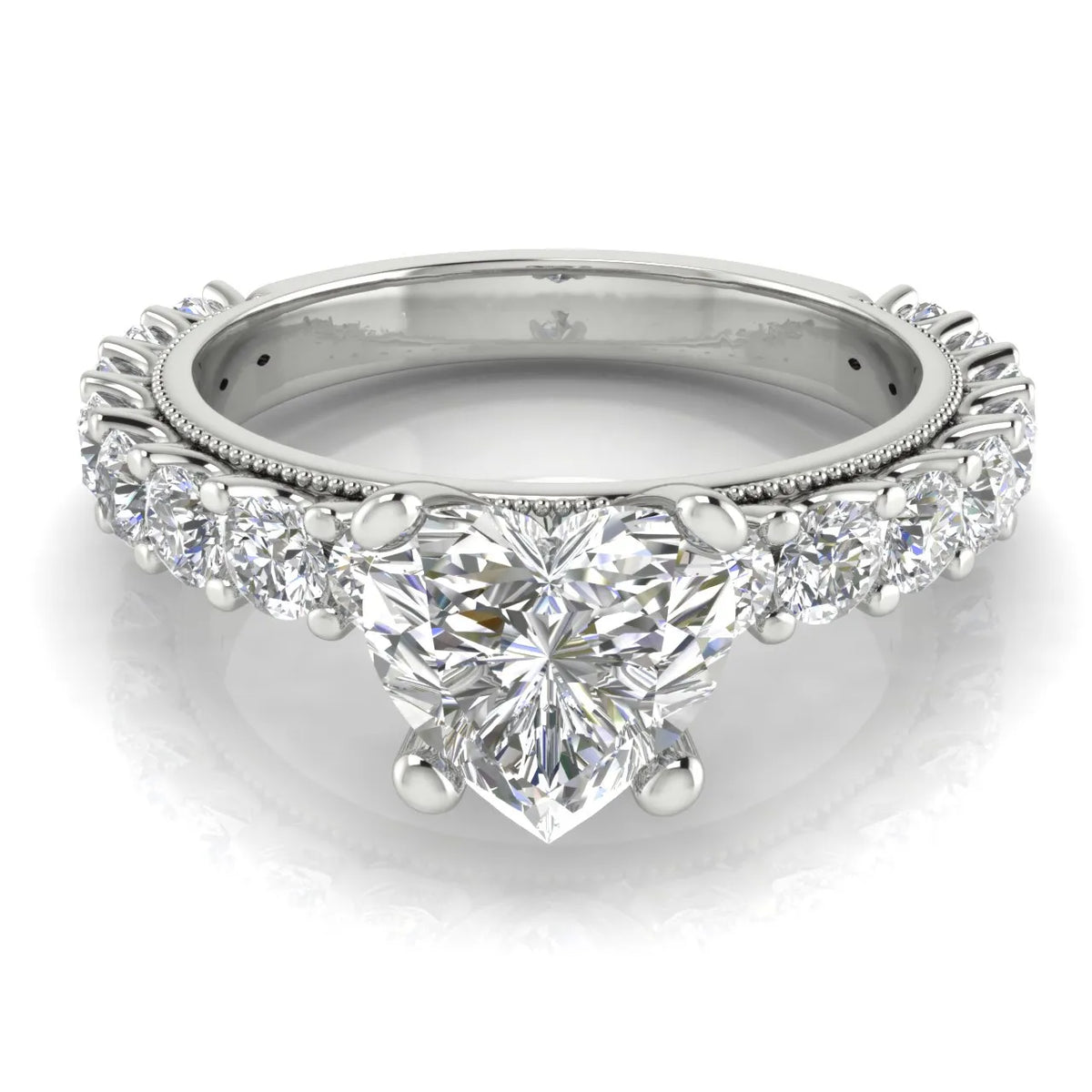 Vintage Halo-Inspired Accent Ring