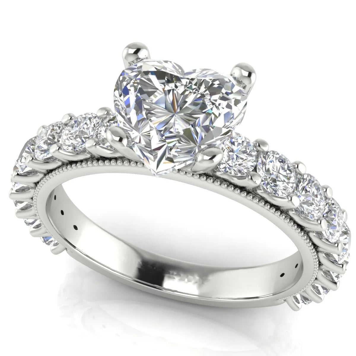 Vintage Halo-Inspired Accent Ring