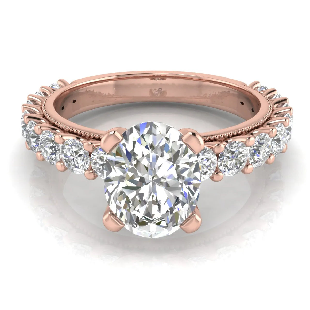 Vintage Halo-Inspired Accent Ring