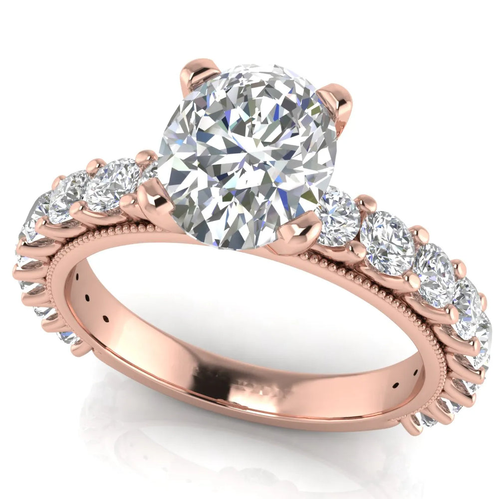 Vintage Halo-Inspired Accent Ring