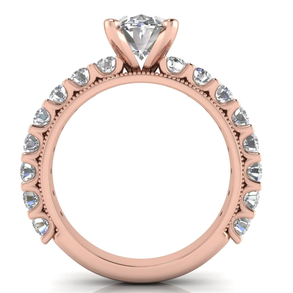 Vintage Halo-Inspired Accent Ring