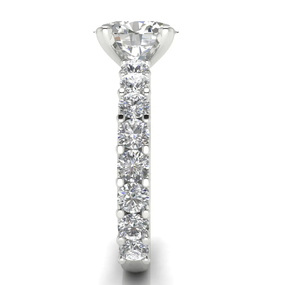 Vintage Halo-Inspired Accent Ring