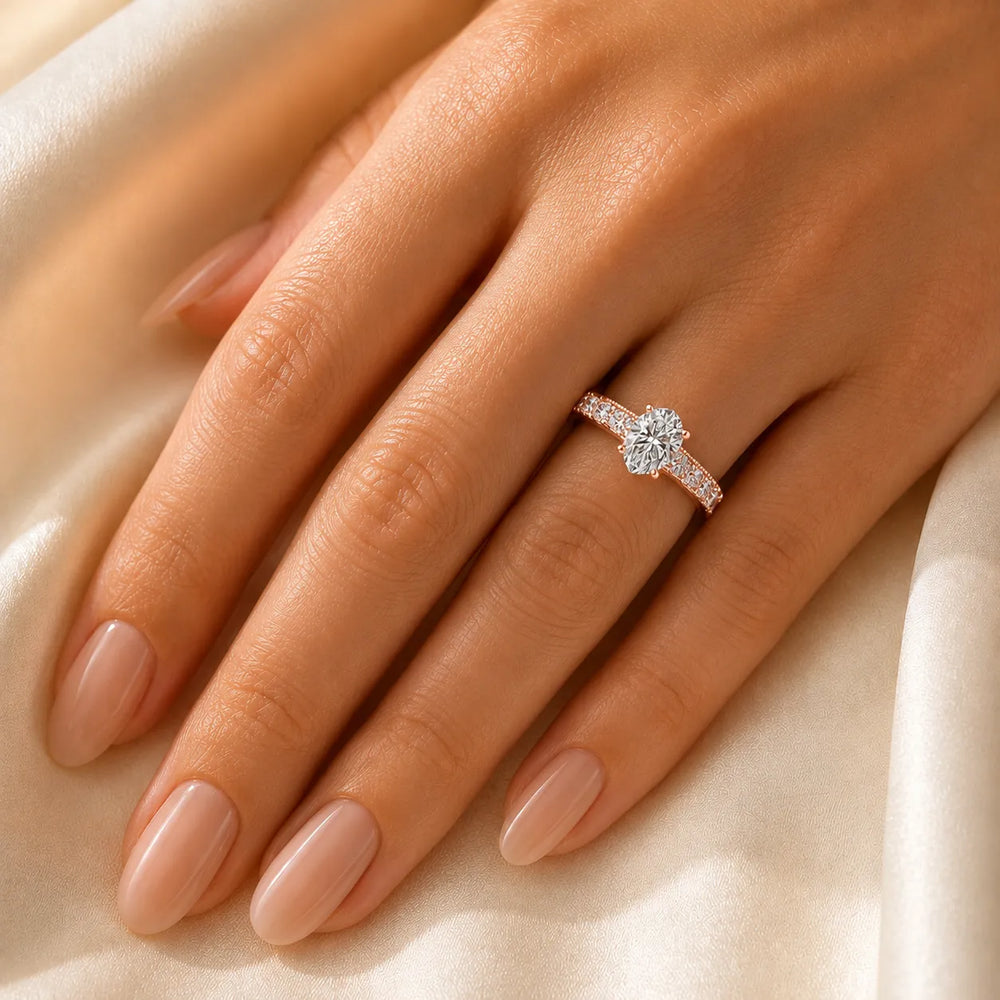 Vintage Halo-Inspired Accent Ring