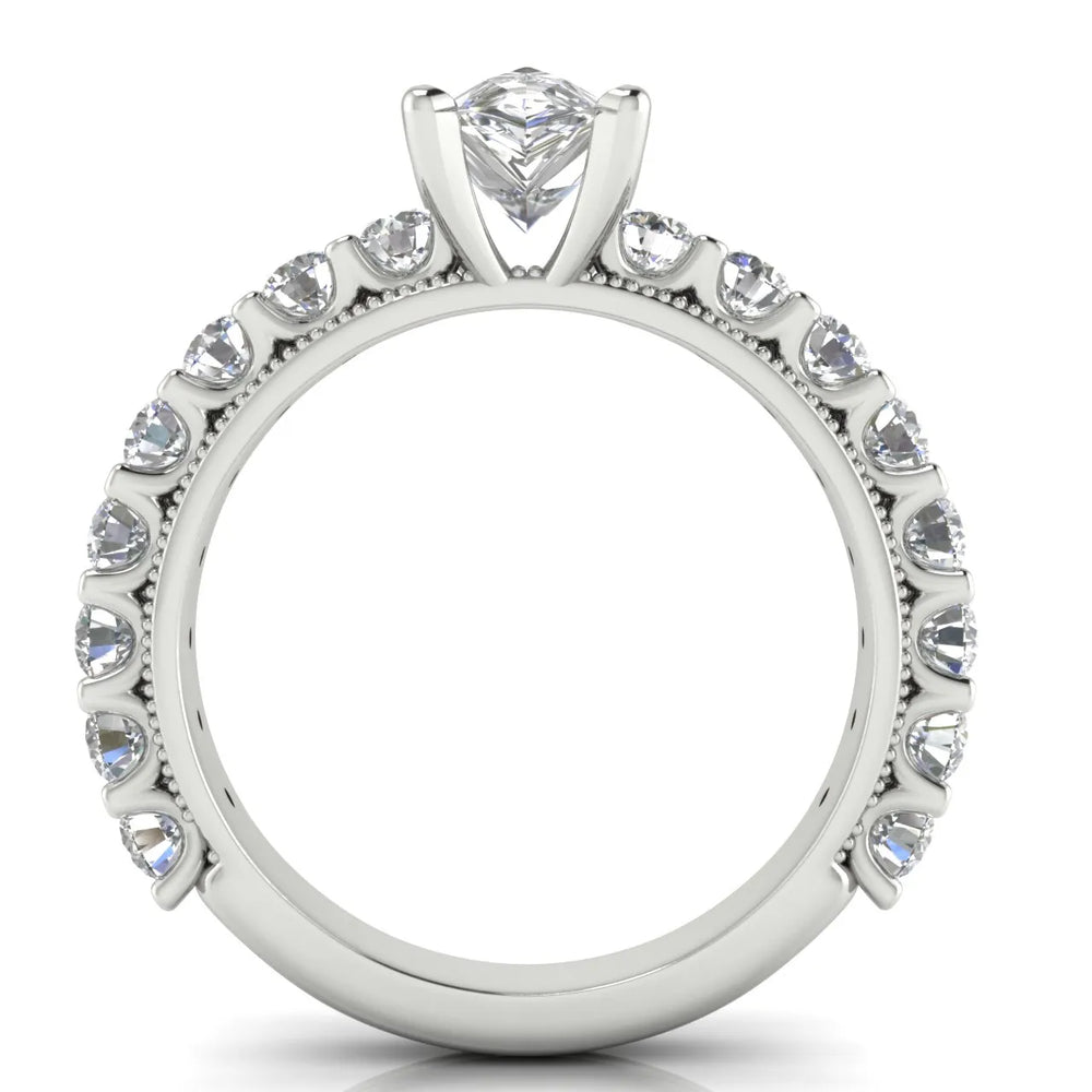 Vintage Halo-Inspired Accent Ring