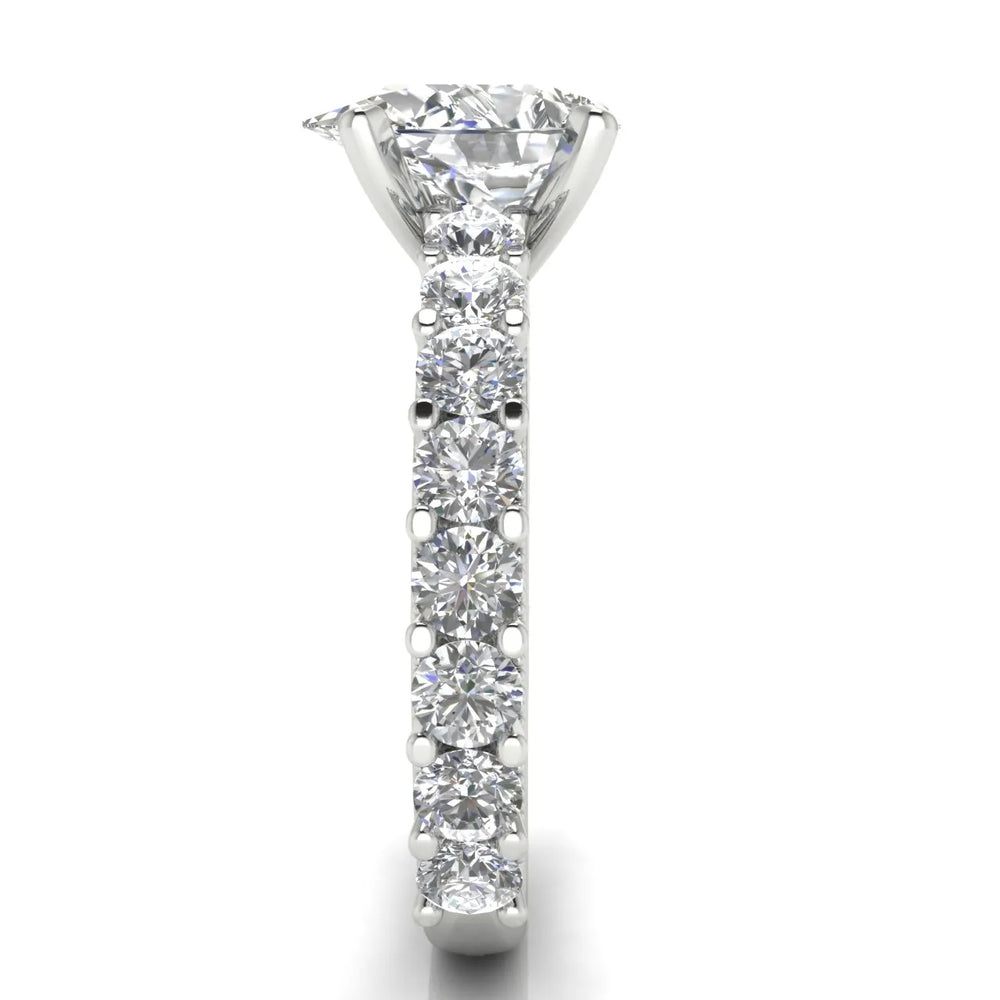 Vintage Halo-Inspired Accent Ring