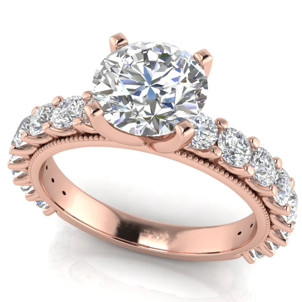 Vintage Halo-Inspired Accent Ring