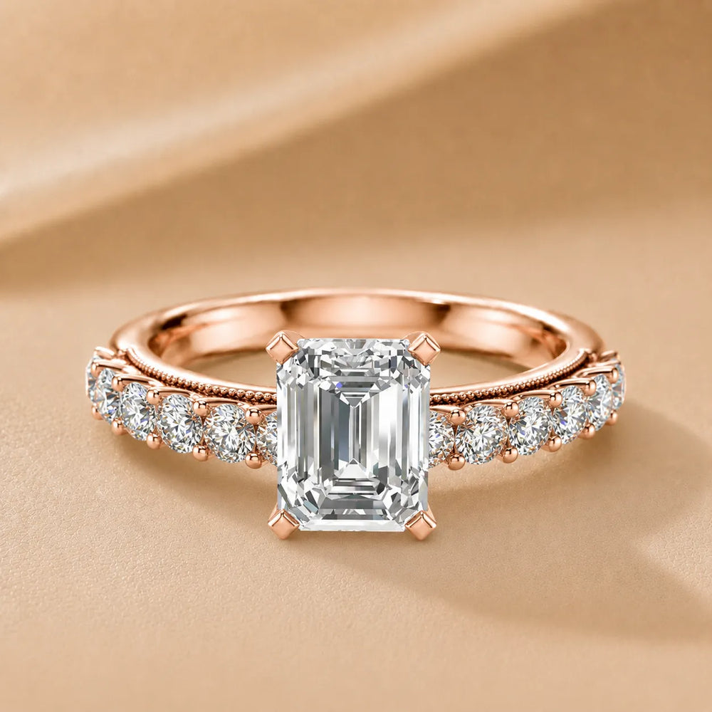 Vintage Halo-Inspired Accent Ring