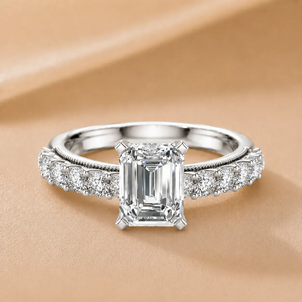 Vintage Halo-Inspired Accent Ring