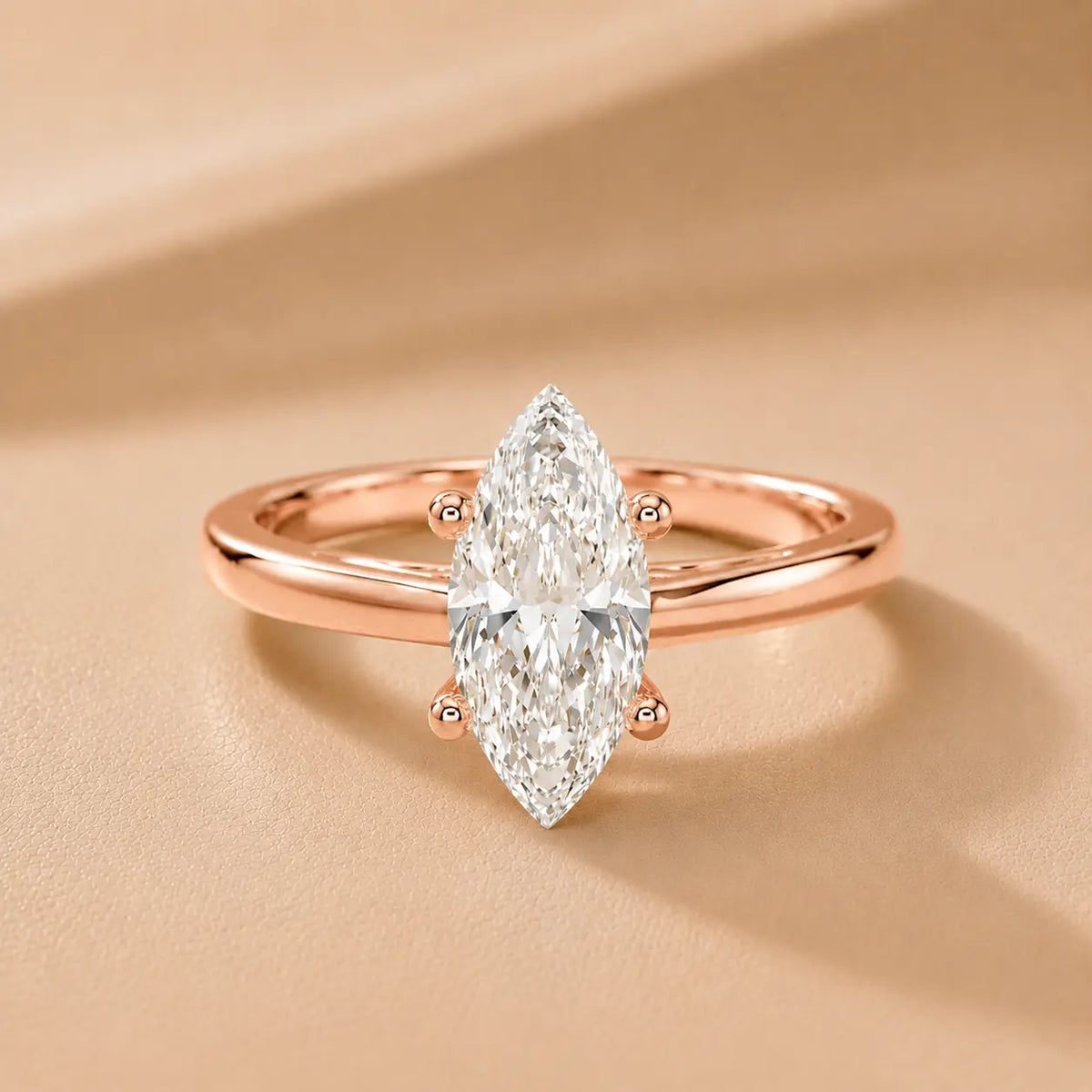 Iris Vintage Emerald Diamond Engagement Ring