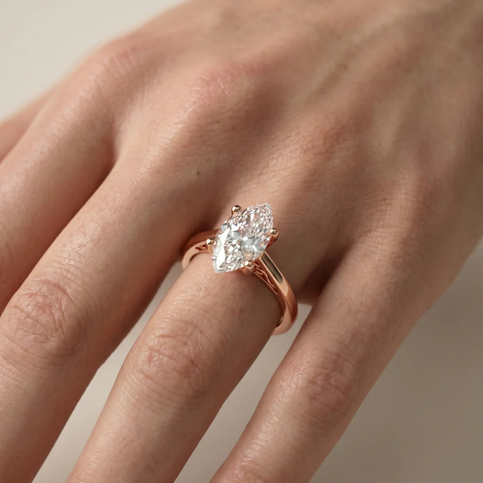 Iris Vintage Cushion Diamond Engagement Ring