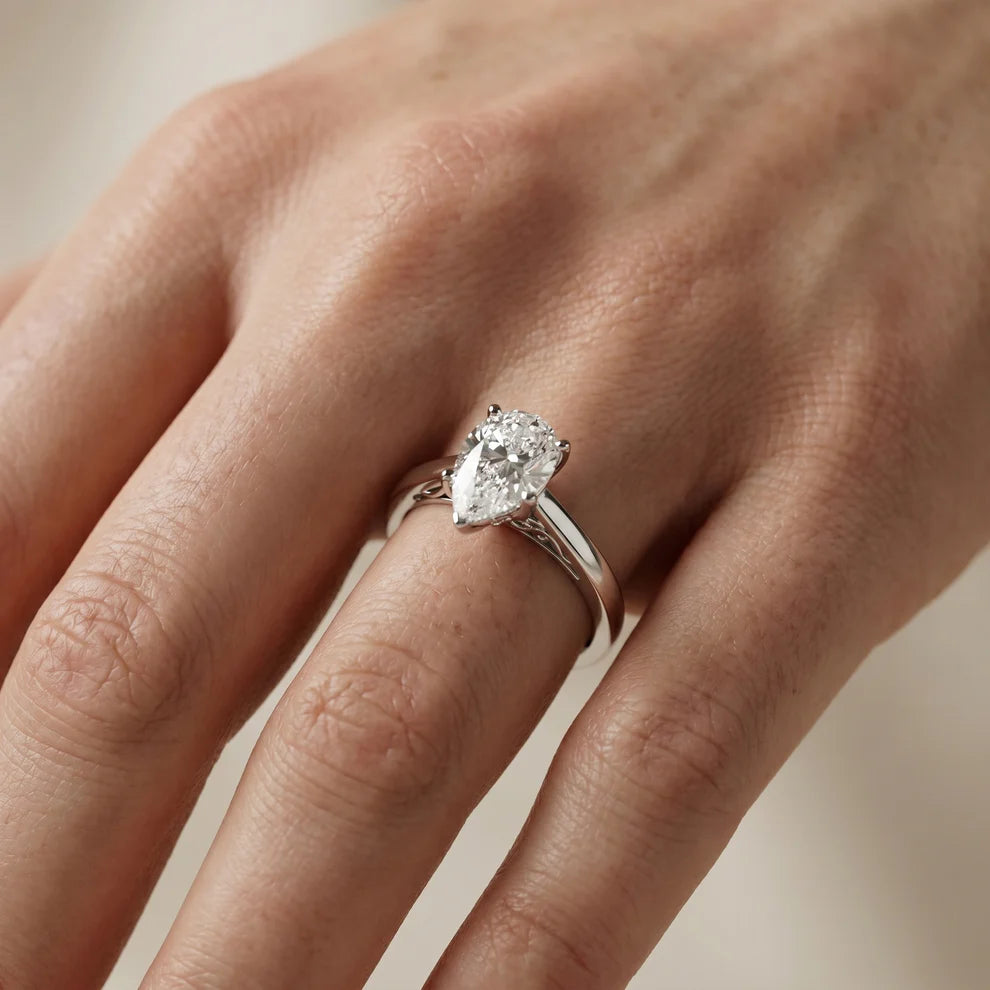 Iris Vintage Cushion Diamond Engagement Ring