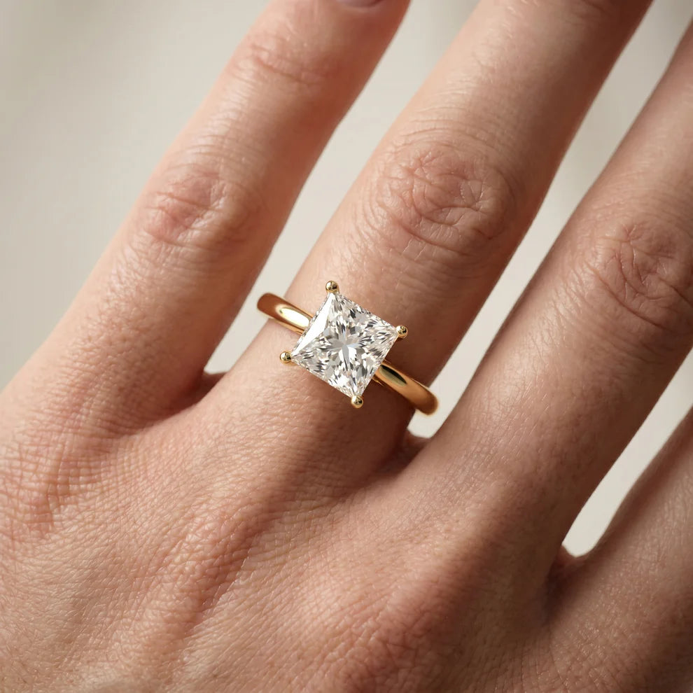 Iris Vintage Cushion Diamond Engagement Ring
