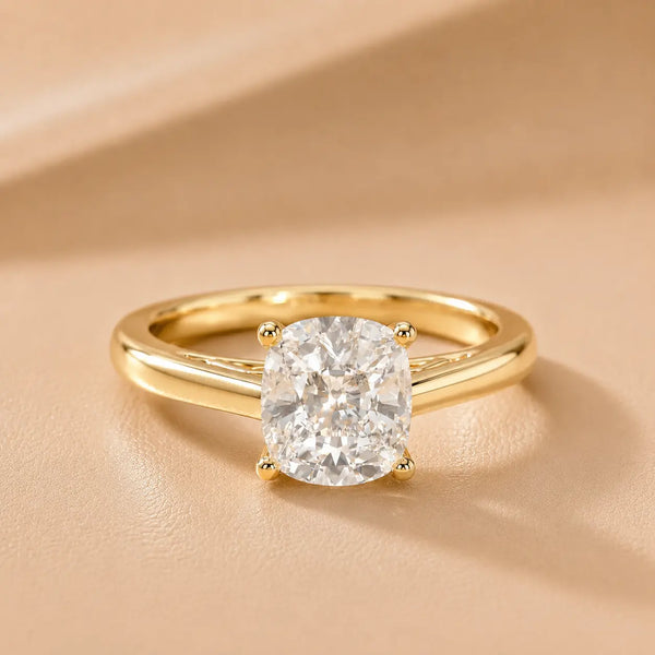 Iris Vintage Cushion Diamond Engagement Ring