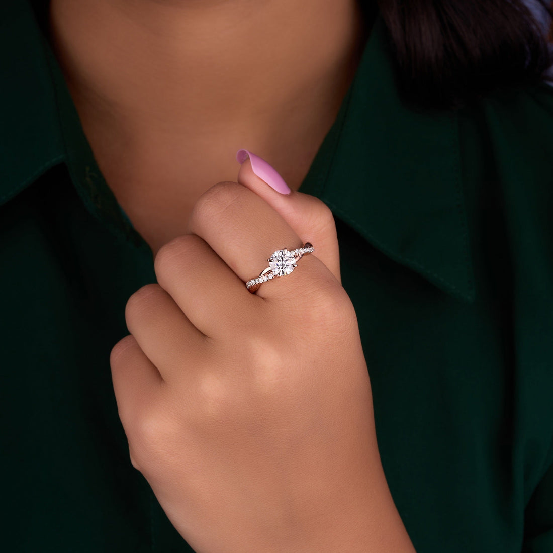 2 Ct Round Brilliant Cut Lab Grown Diamond Ring