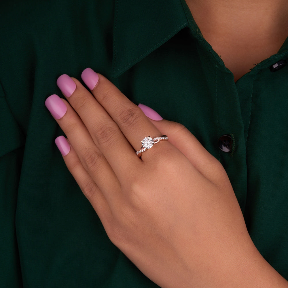 Round Brilliant Cut Labgrown Ring
