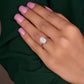 3.03 Ct Cushion Cut Lab Grown Diamond Engagement Ring