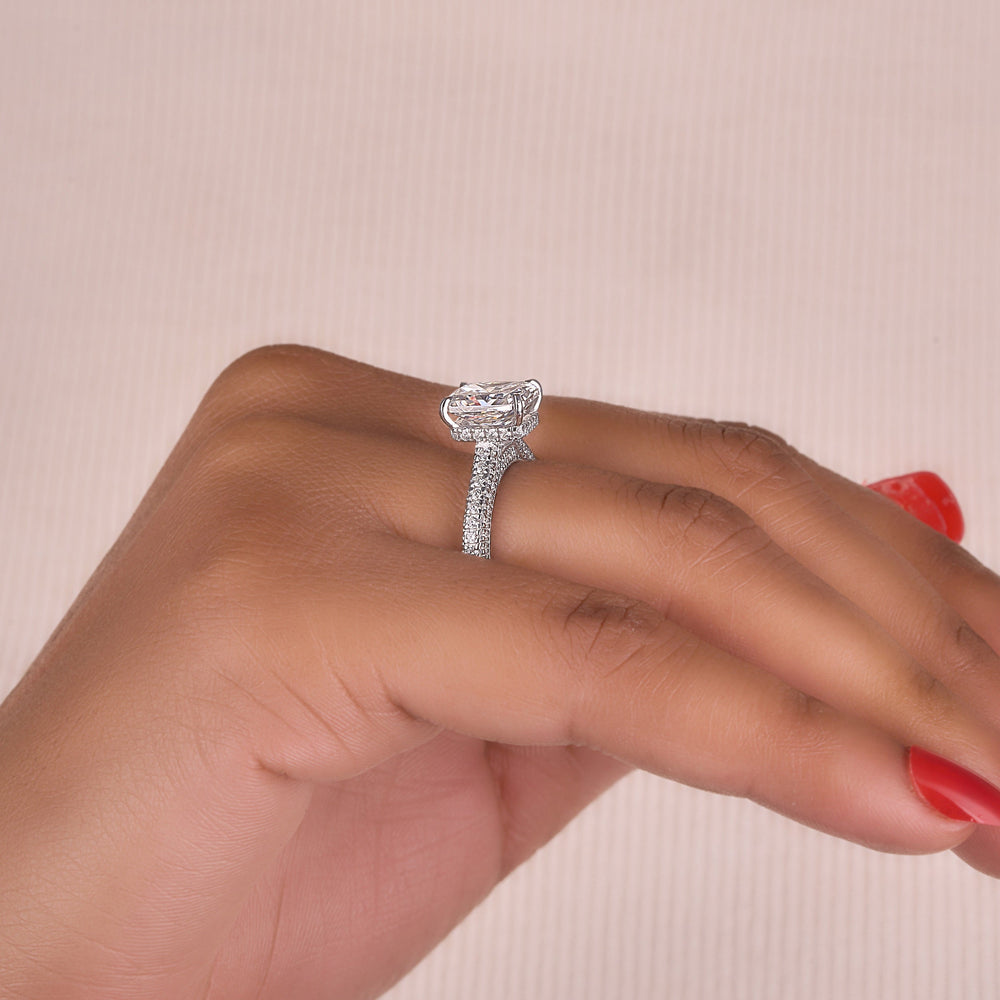 Radiant Cut Labgrown Ring