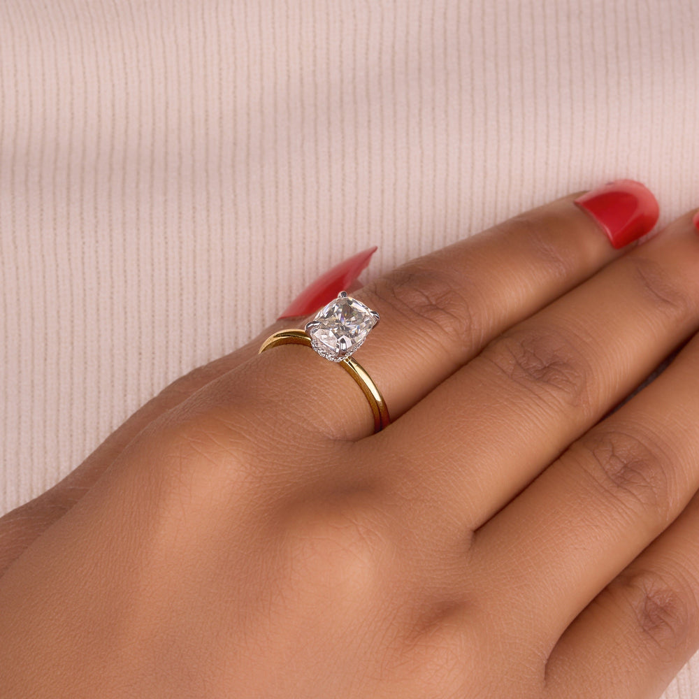 Cushion Cut Labgrown Ring