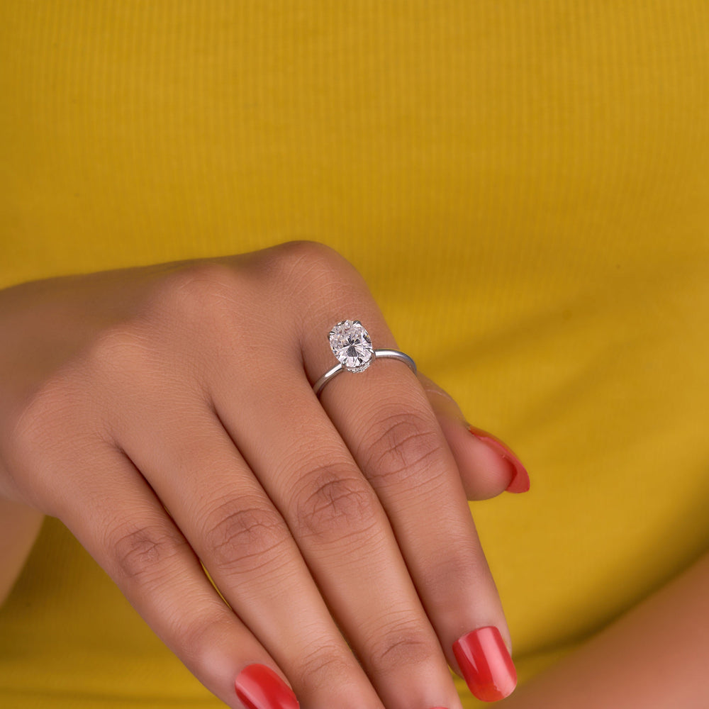 Oval Cut Labgrown Ring