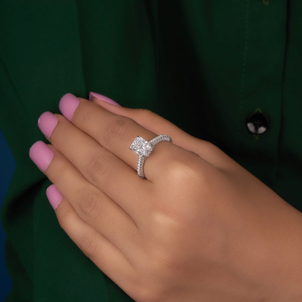 Radiant Cut Labgrown Ring