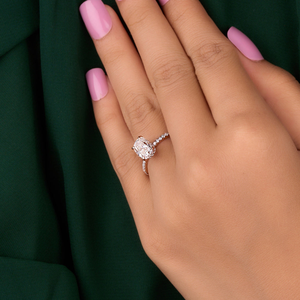 Cushion Cut Labgrown Ring