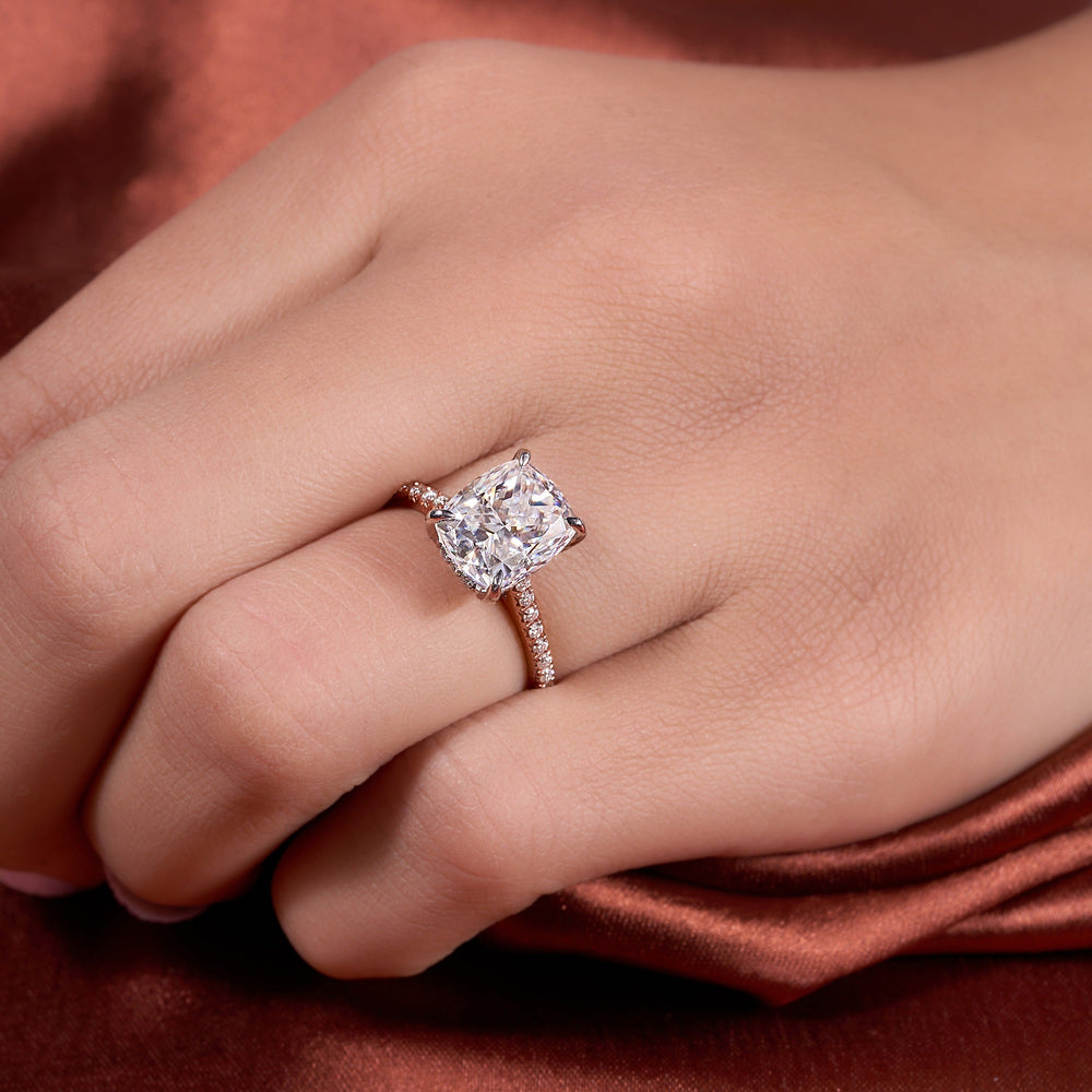 Cushion Cut Labgrown Ring