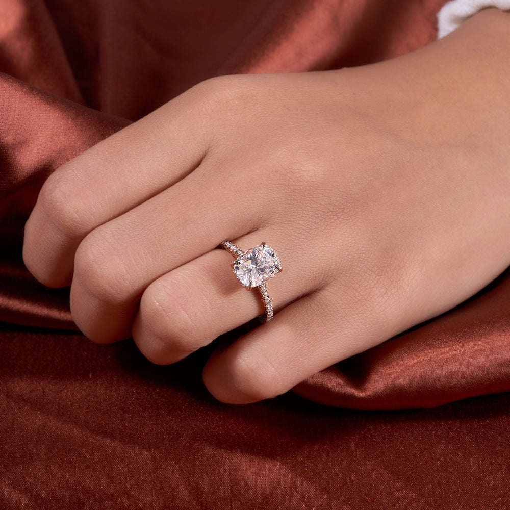 Cushion Cut Labgrown Ring
