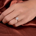 1.50 Ct Radiant Cut Moissanite Ring