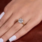 Brilliant Cut 3 Ct Round Lab Grown Diamond Ring